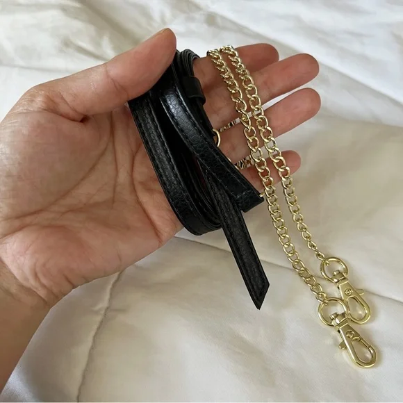 Adjustable leather and chain Croisette Strap Replacement - Picture 2 of 4